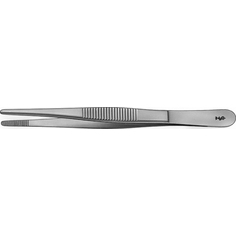 Anatomische Pinzette, gerade, standard, gerieft, 145 mm (5 3/4