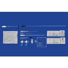 Mila Antimicrobial Guidewire Introduction -Single Lumen - 14Ga (6Fr) x 20cm (8in) set